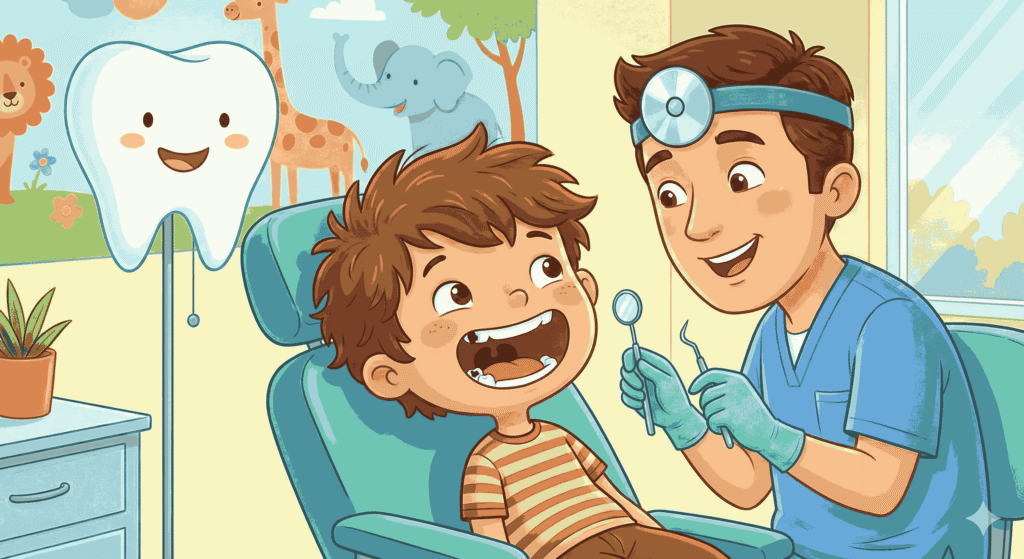 Child cavity treatment in South Kolkata.