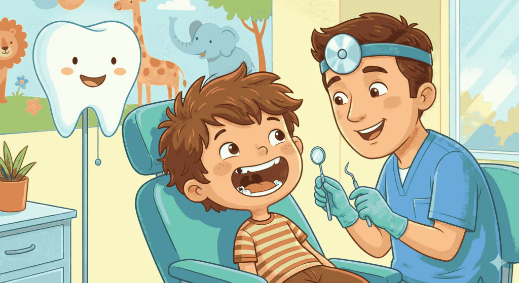 Child cavity treatment in South Kolkata.