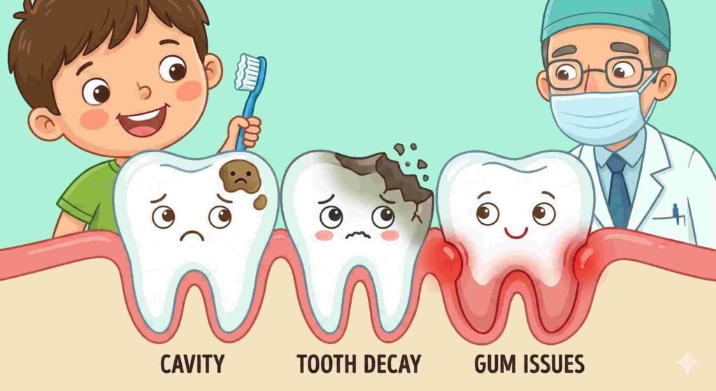 Common child dental problems treated by pediatric dentists in Kolkata