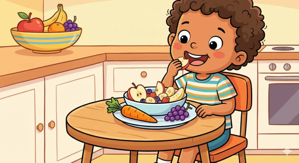 healthy diet for strong teeth in children