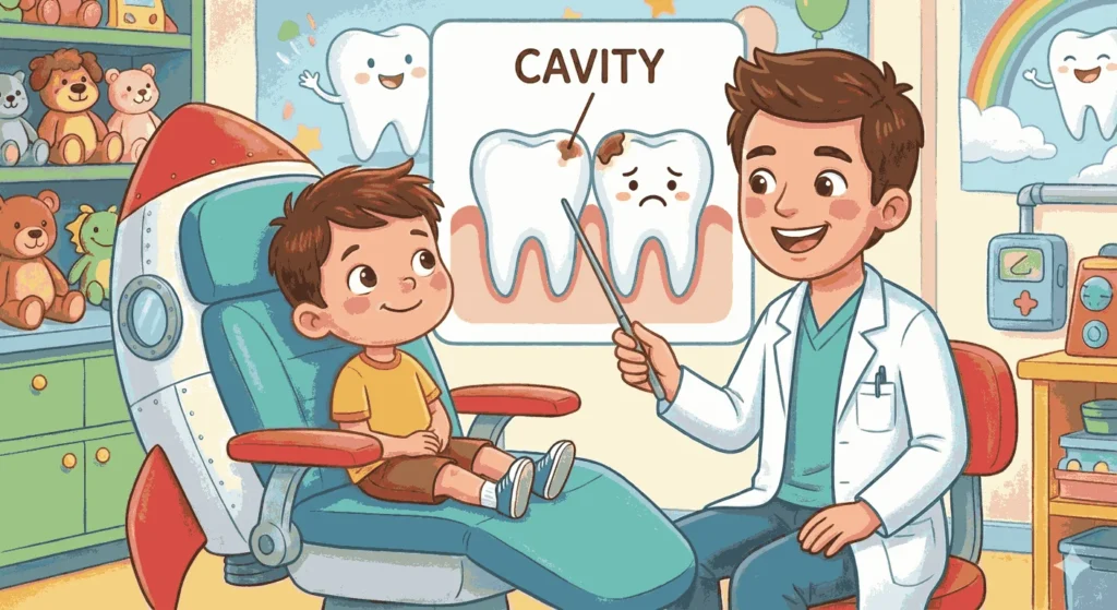 kids toothache causes cavities in children