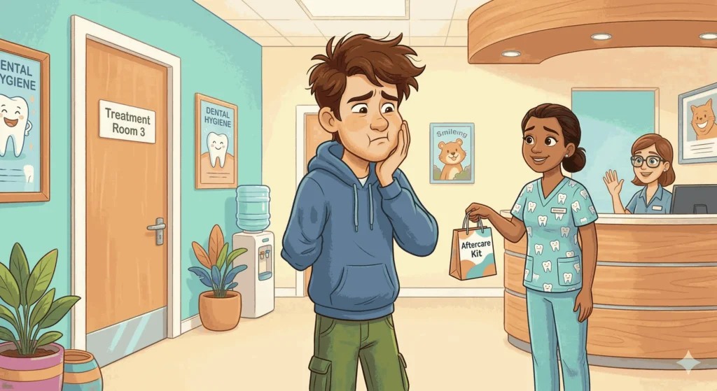 mild pain after root canal treatment